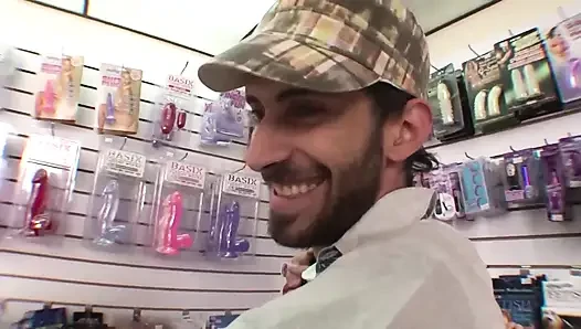 Young blonde rides a hard cock