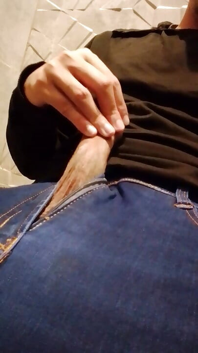 When the Beautiful Bad Boy Makes His Penis Erect and Strokes It