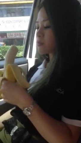 Asian banana tease