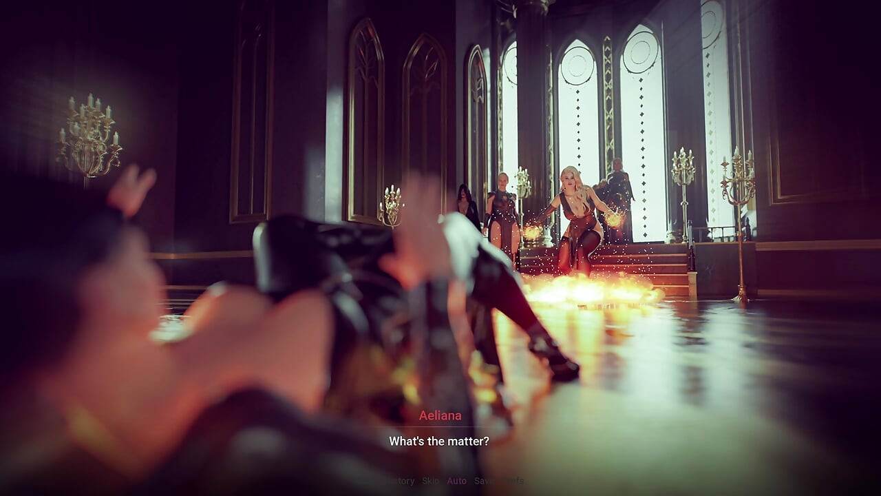 Gevangen in het kasteel van wellustige sletten