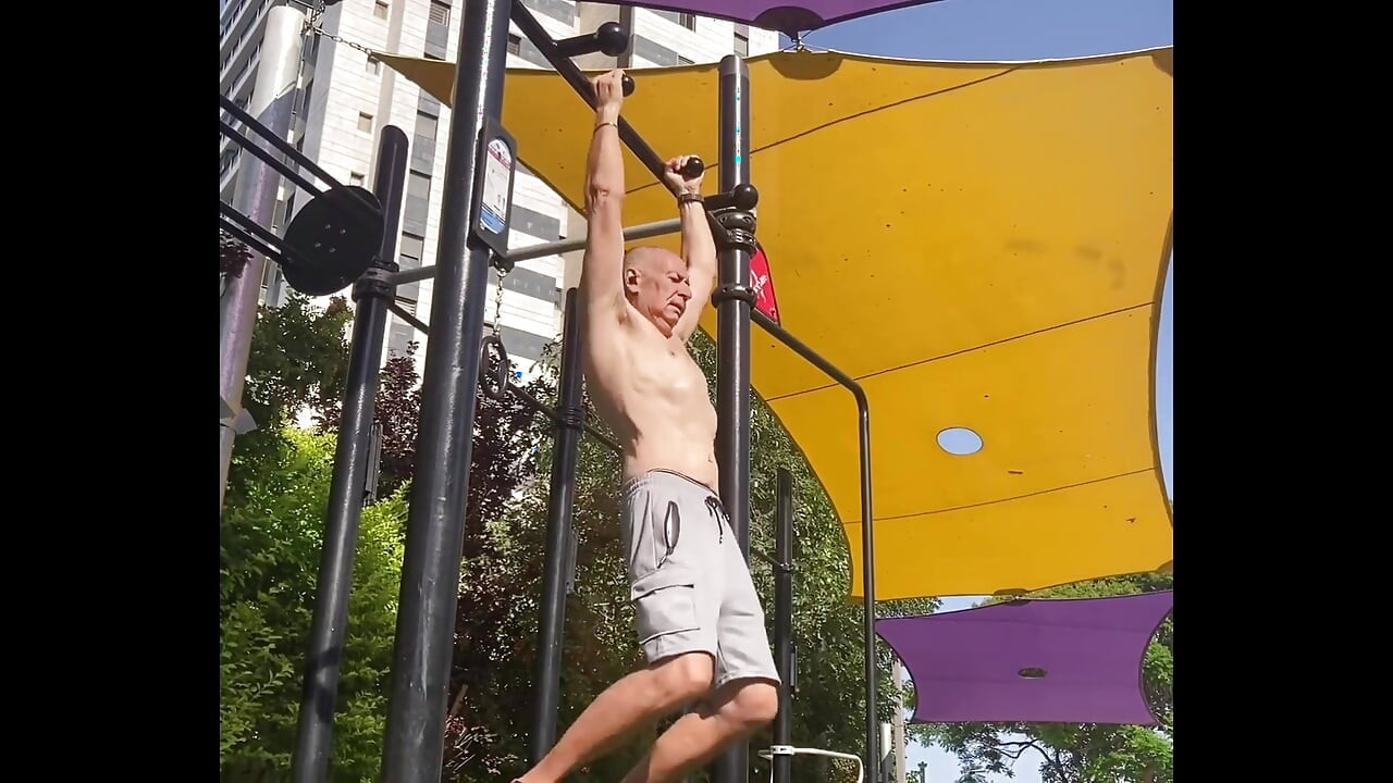 Solo Masturbation with Some Exercise