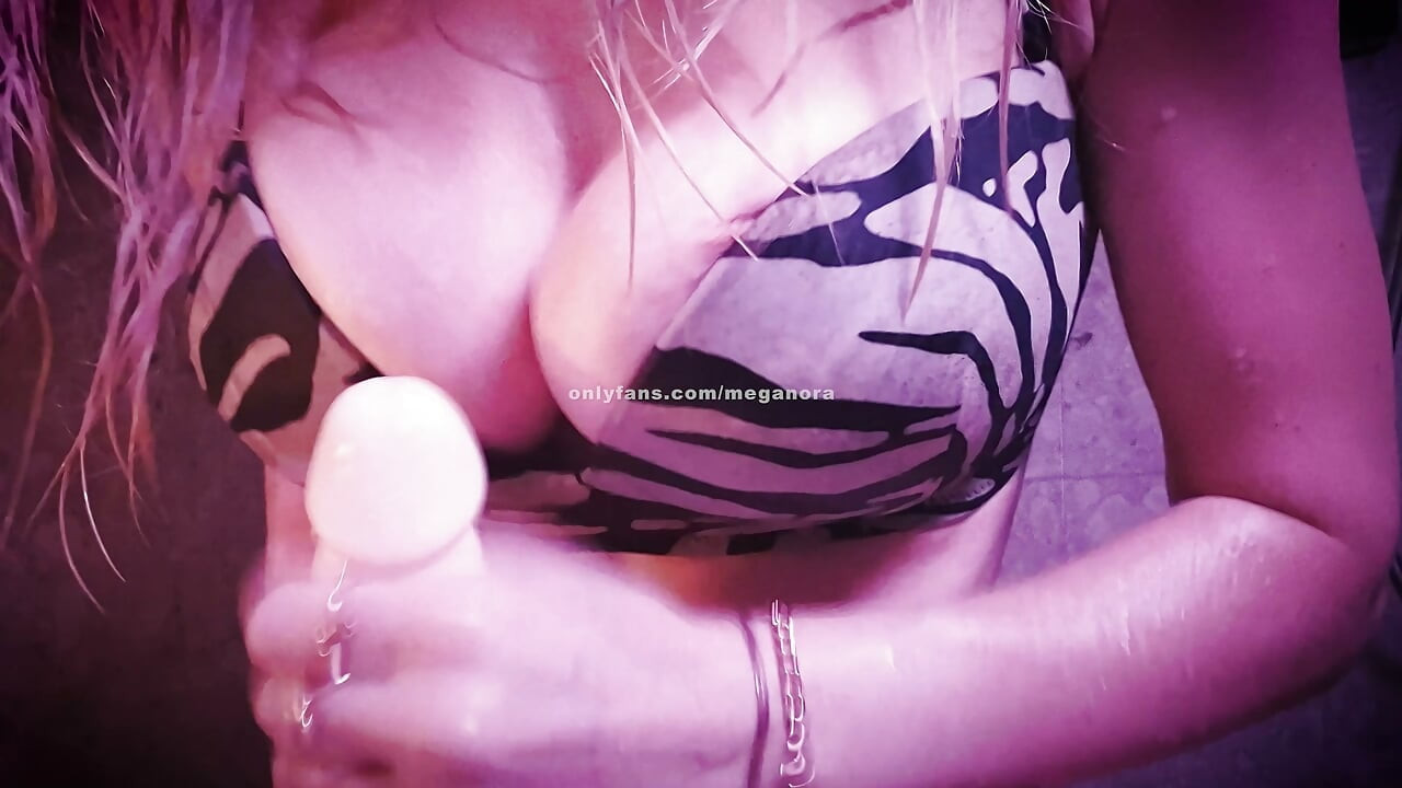 POV: Let Me Stroke You Slow While You Watch My Big Natural Tits ASMR