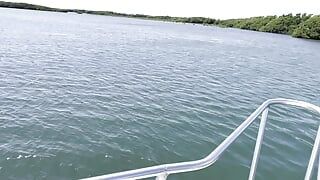Monika Fox Fucks Herself with a Big Dildo on a Yacht