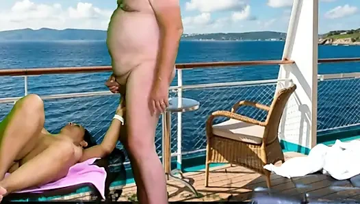 SEX BOAT RIDE ON THE SEA WITH ADAMANDEVE AND LUPO