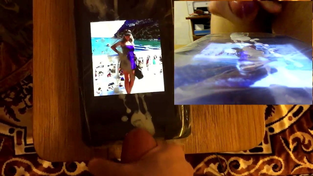 Second cum tribute for MarinaSL