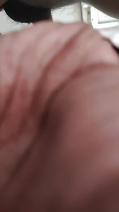 Masturbation in bathroom