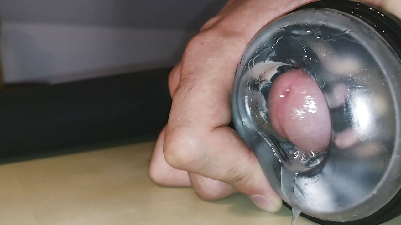 Close up fleslight fuck and slow MOTION CUMSHOT FOR YOU