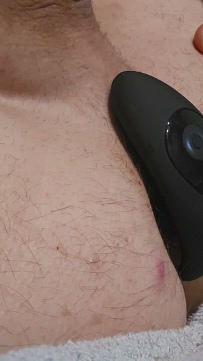 hot guy struggles to get prostate massager in ass before shaking hands free orgasm. finished by jerking off and cumming twice | Clip 2