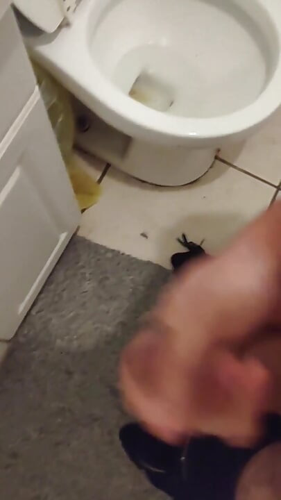 Cumming in the Bathroom