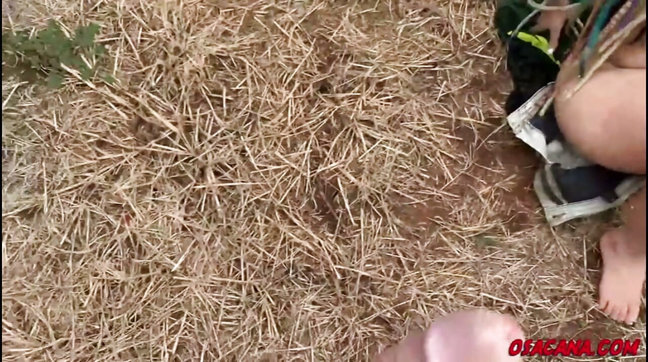 Beautiful Young Girl with Dreads Fucks Inside the Coffee Plantation