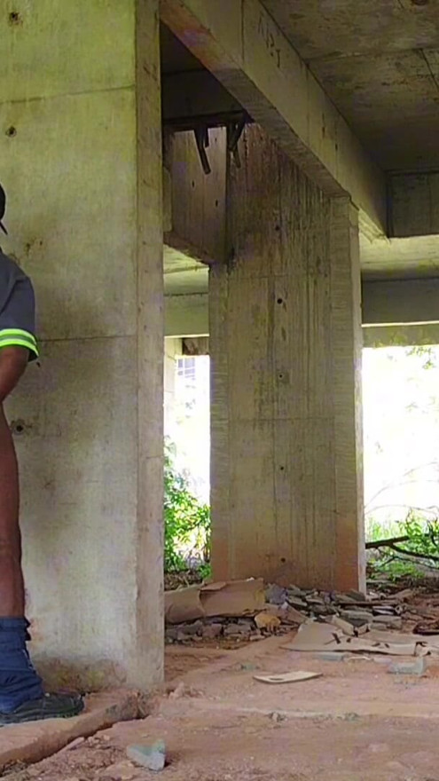 In construction playing with my big ass | Clip 1