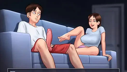 Летняя сага: Я трахнул старую Roz