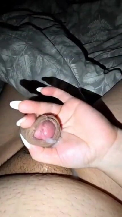 Step mom make step son big dick cry in 2 minutes on her hands | Clip 1