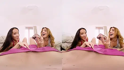 Female Orgasm Day with a Lesbian Threesome with Agatha Vega