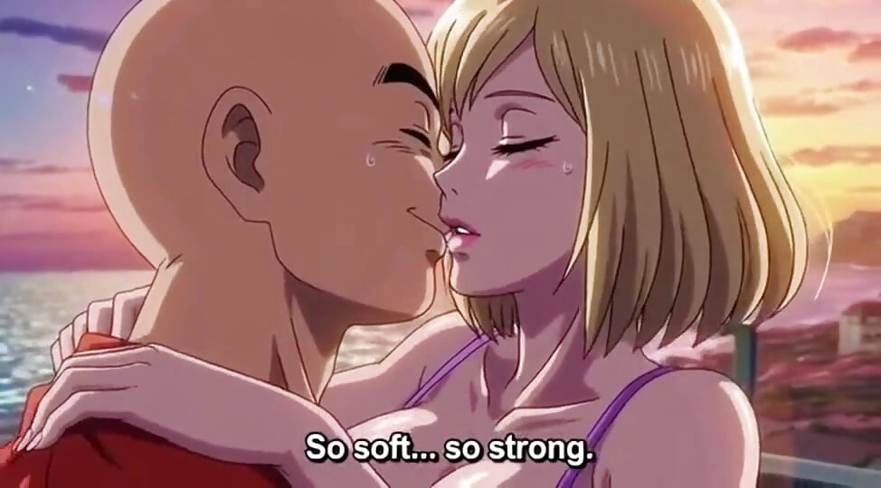 Android 18 & gairah rumah pantai krillin - anime 3d romantis