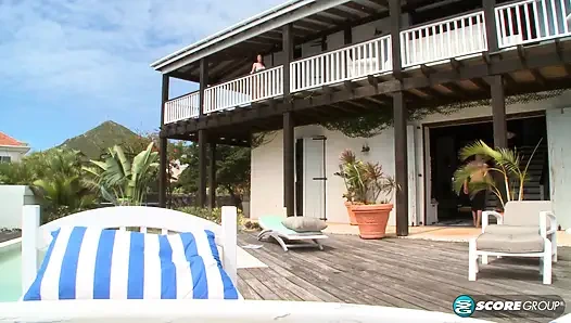 Angela jacks you off