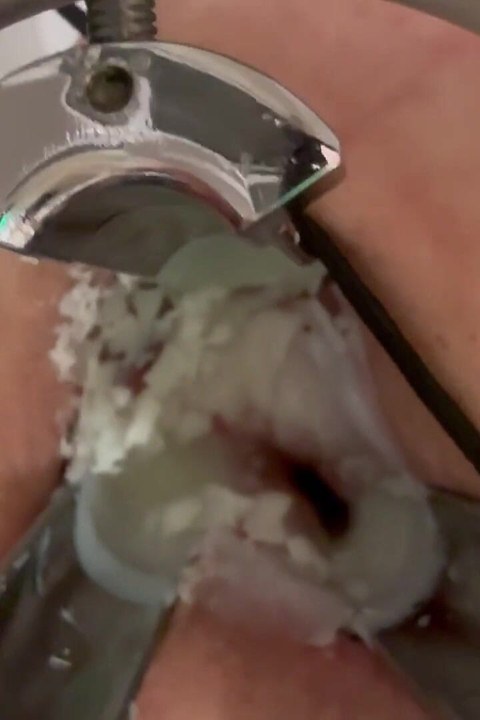 Pouring Hot Candle Wax Into Ass