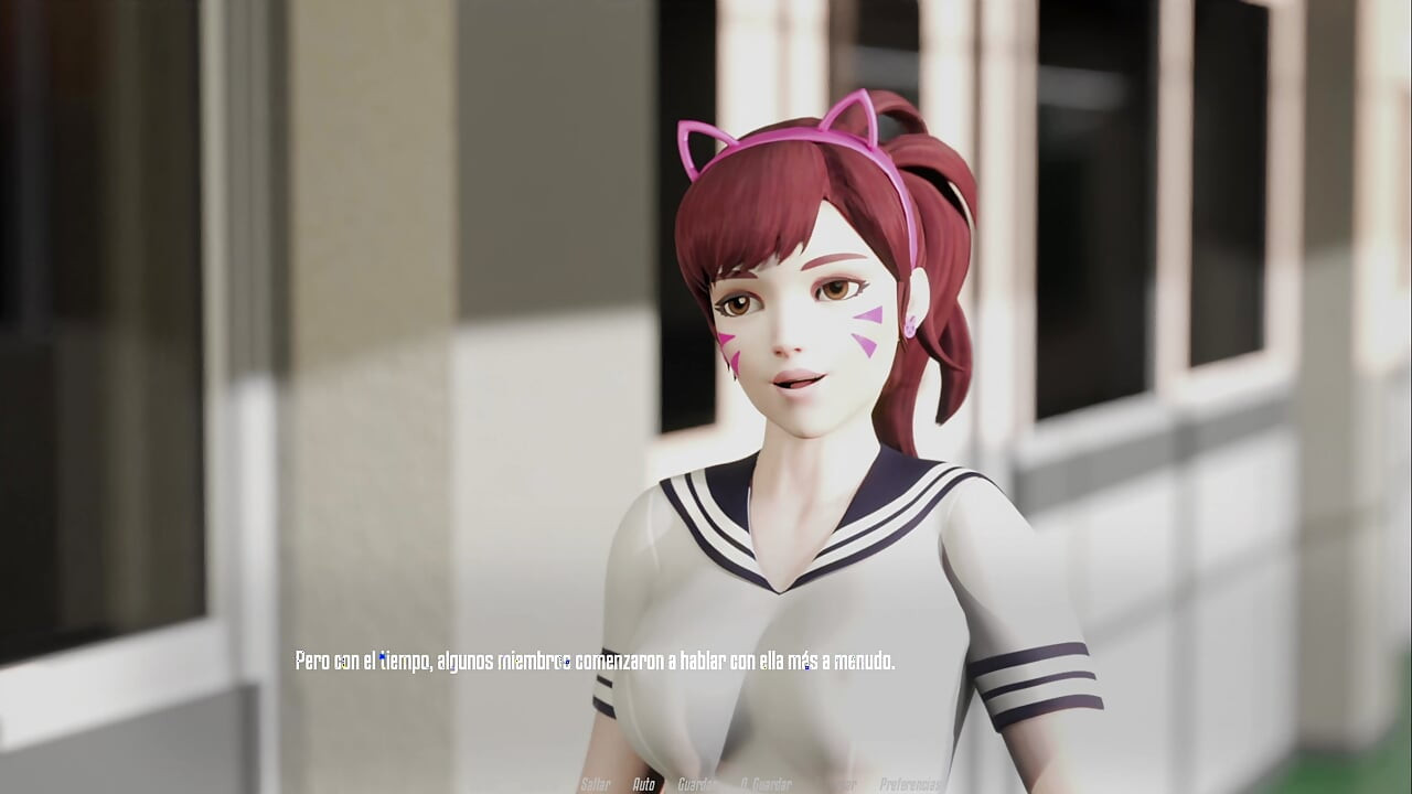 Overwatch XXX - Overwatch D.va putain de trois hommes après l’ala - D.va Route