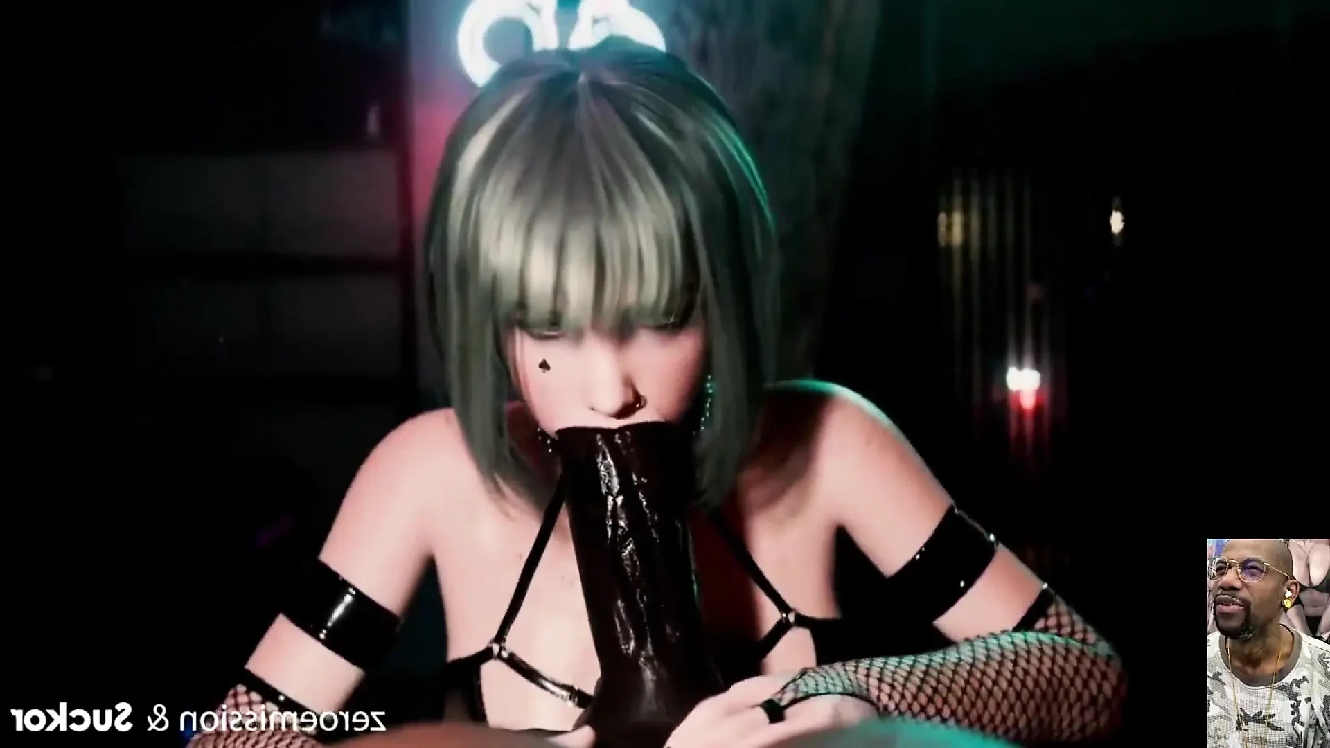 Bald Pussy 2b Jerks You off Until You Cum on Her Tasty Pussy, Goth Stepdaughter Riding BBC