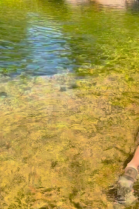 Wet Dress in the River + Masturbation + Exhibitionism