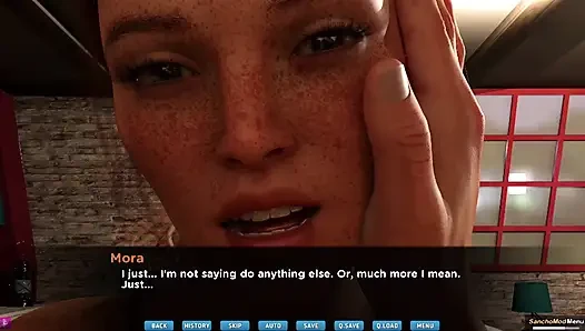 Голый свидетель No8 - Jackson и Mona ласкаются на диване