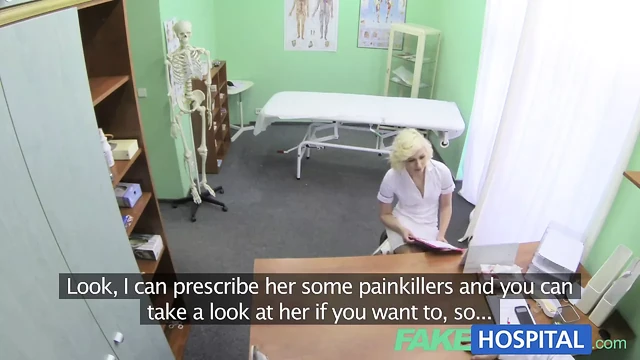 FakeHospital Naughty nurse heals patient with her tongue
