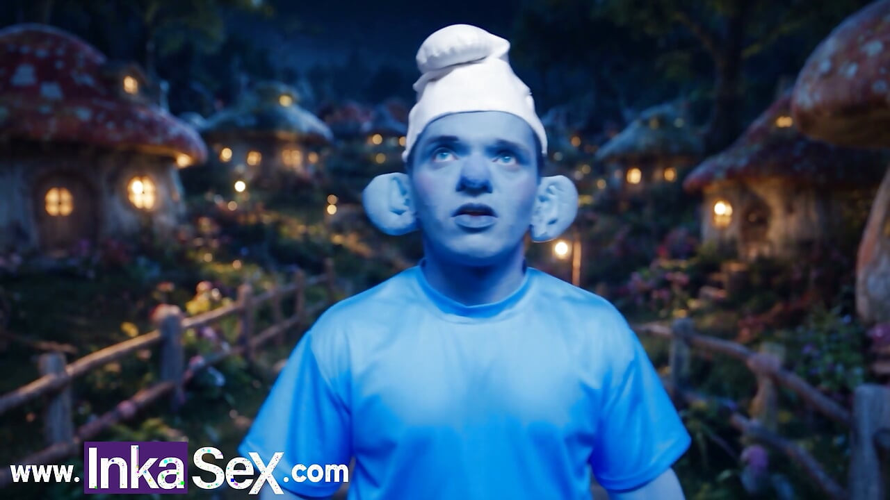 INKA SEX - PARODY THE SMURFS XXX - Garchamel fucks Putifina hot ass midget in the anus