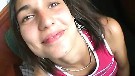 Sweet Teen Girl Wants to Know What a Stranger's Penis Tastes Like.