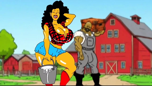Redneck's Wife. Cartoon. Animation
