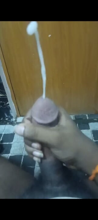 18 year old boy from india jerking his big bbc dick and cums huge thick multiple cum shots continues for 1 minutes cumshot video