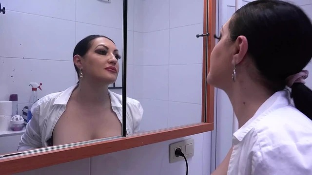 My girlfriend a horny German MILF with firm brunette tits