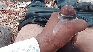 Masturbated dirty my finger and came out