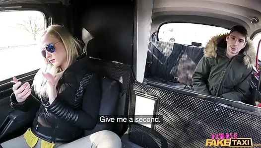 Female Fake Taxi - Shy Cheating Boyfriend Fucks Hottie