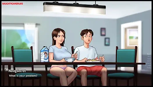 Summertime saga teil 29 von Dark Der Stiefschwester weiß, wie man einen riesigen schwanz, muschi-creampie reitet