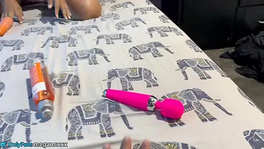 Masturbation with toys and other things