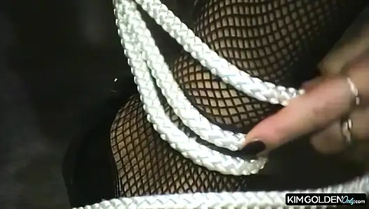 Gefesselte Ekstase Lesbische Seilspiele