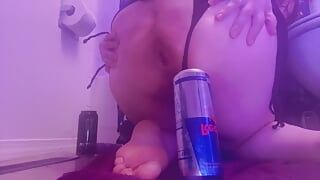 Red Bull Anal Insertion