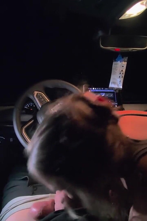 Sucking Driver’s Cock After Picking Me up POV