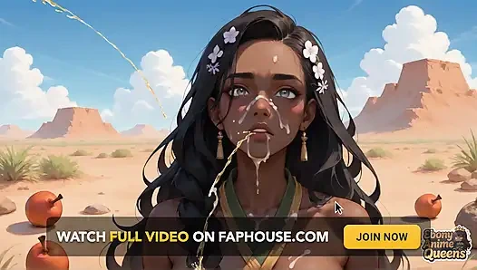 Experience Powerful Desert Oral Bang-out with Nude Black Queens in Outstanding Dark-hued XXX.