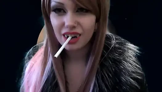 Sexy evil vampire smoking and talking to you!