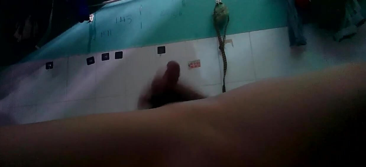 Voyeurism of his masturbating in the motel