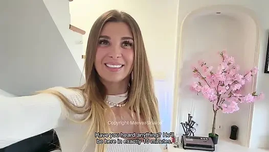 Kocam bana gözleri bağlı bir yabancıya teklif ediyor ve prezervatif bende kırıldı