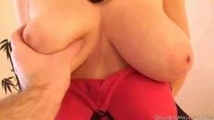 Shelby Moon gets her boobs squeezed