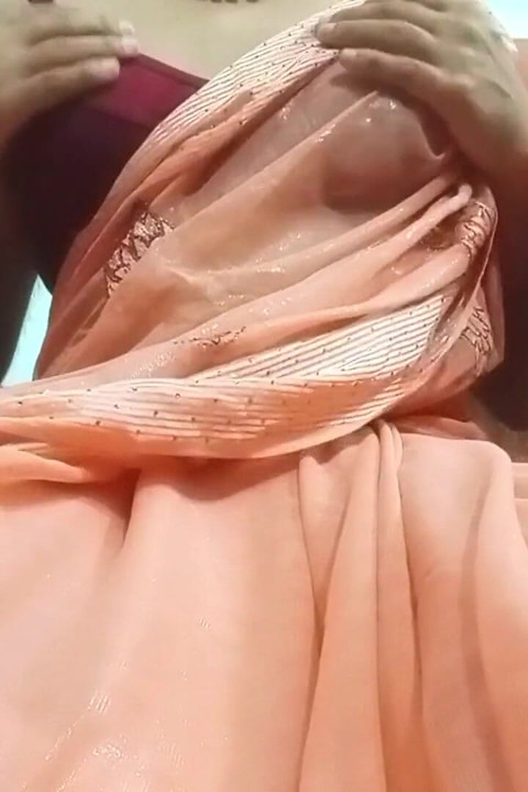 Indian Gay Bottom Crossdresser Gaurisissy Feeling Horny in Silky Saree Real Homemade Sex