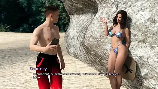 The East Block Boyfriend Fucks Hard His Girlfriend's Stepmom on the Beach - Episode 32