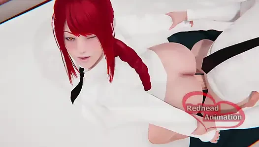 Denji трахает Makima - Человек с бензопилой