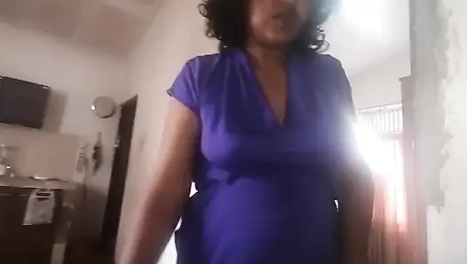 ep10 Desi stepmom found cam of stepson and she strips him to see Pussy Show Begins Laying on the bed starts her boobs job sed