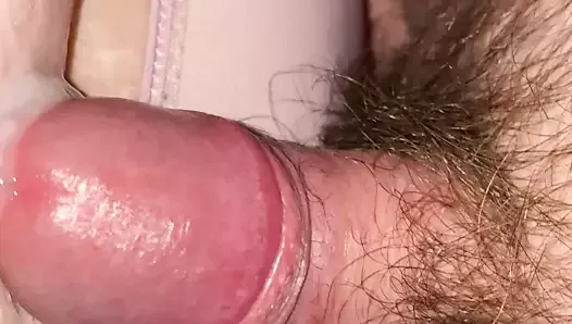 Hot wife pegging my ass until I cum on her stomach