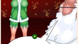 santa clause fucks horny slut