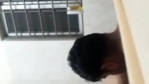 Пакистанская пара купается и трахается